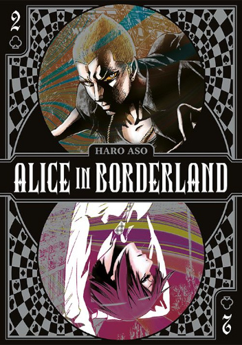 Okładki książek z cyklu Alice in Borderland