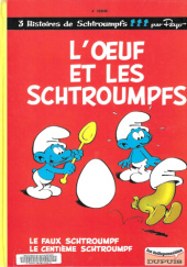 Okładka książki L'oeuf et le schtroumpfs Peyo