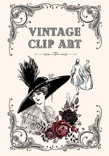 Okładki książek z cyklu Vintage Clip Art