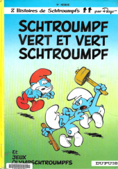 Okładka książki Schtroumpf vert et vert Schtroumpf Peyo