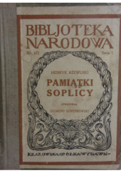 Okładka książki Pamiątki Soplicy Henryk Rzewuski