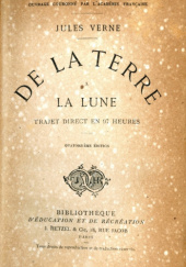 Okładka książki De la terre a la lune Juliusz Verne
