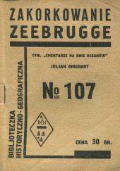 Okładka książki Zakorkowanie Zeebrugge Juljan Ginsbert