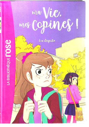 Okładki książek z cyklu Ma vie, mes copines!