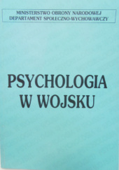 Okładka książki Psychologia w wojsku Mirosław Jan Dyrda