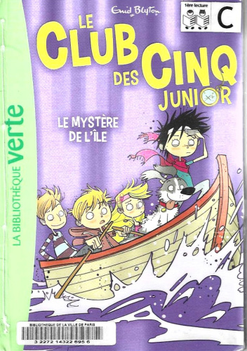 Okładki książek z cyklu Le club des cinq junior