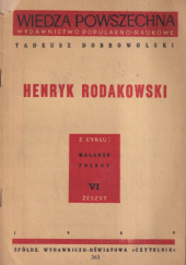 Okładka książki Henryk Rodakowski Tadeusz Dobrowolski