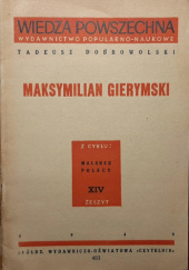 Okładka książki Maksymilian Gierymski Tadeusz Dobrowolski