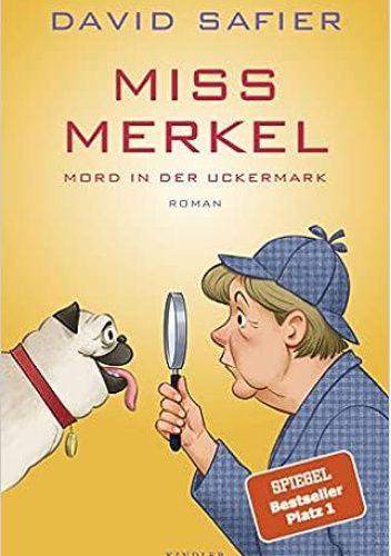 Okładki książek z cyklu Merkel Krimi
