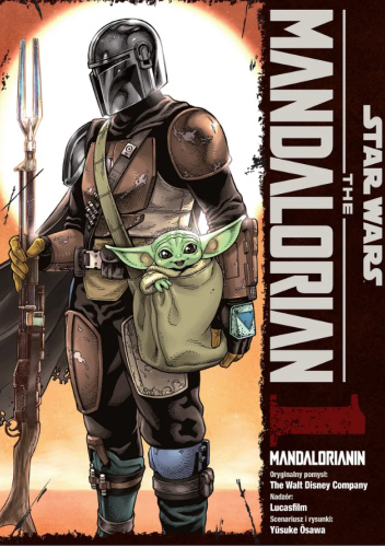 Okładki książek z cyklu Star Wars: Mandalorianin (Manga)