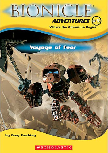 Okładki książek z cyklu Lego Bionicle