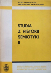 Okładka książki Studia z historii semiotyki II praca zbiorowa