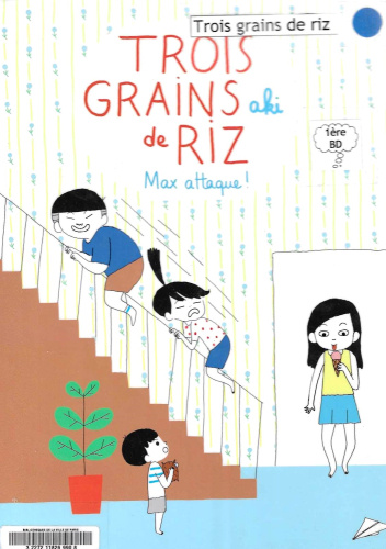 Okładki książek z cyklu Trois grains de riz