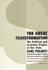 Okładka książki The Great Transformation Karl Polanyi
