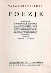 Okładka książki POEZJE Taras Szewczenko