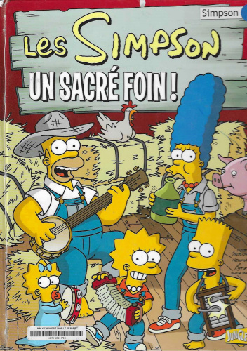 Okładki książek z cyklu Les Simpson