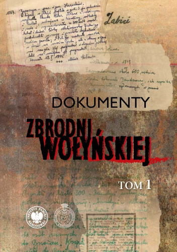 Okładki książek z cyklu Dokumenty zbrodni wołyńskiej