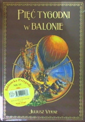 Okładka książki Pięć tygodni w balonie Juliusz Verne