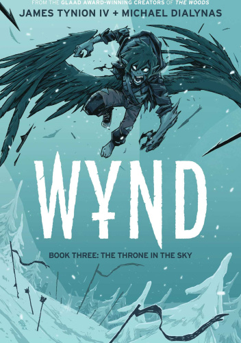 Okładki książek z cyklu Wynd: The Throne in the Sky