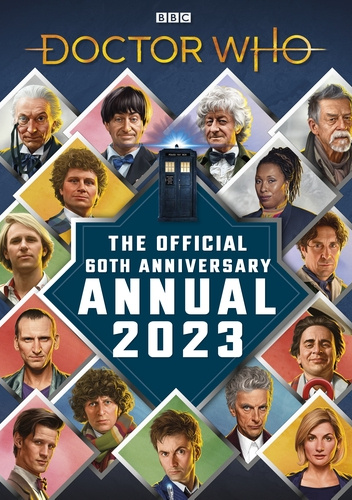 Okładki książek z cyklu Doctor Who Annuals