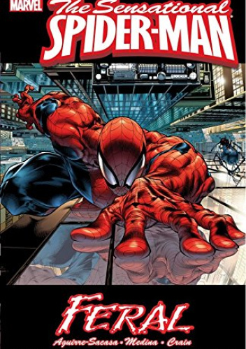 Okładki książek z serii Sensational Spider-Man
