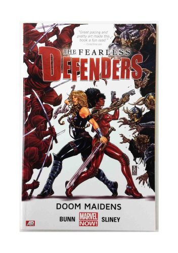 Okładki książek z cyklu Fearless Defenders Vol. 1