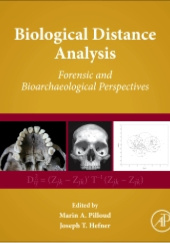 Okładka książki Biological Distance Analysis Forensic and Bioarchaeological Perspectives Marin A. Pilloud, Joseph T. Hefner