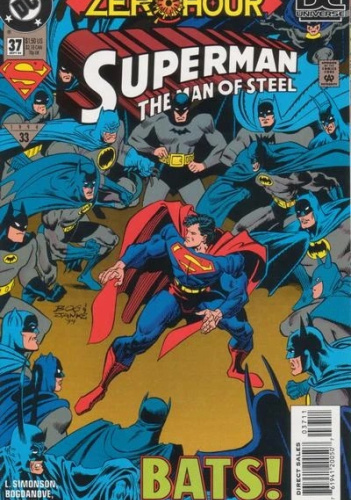 Okładki książek z cyklu Superman: The Man of Steel Vol 1