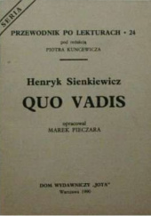 Okładka książki Henryk Sienkiewicz. Quo vadis Marek Pieczara