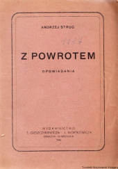 Okładka książki Z powrotem. Opowiadania Andrzej Strug