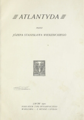 Okładka książki Atlantyda Józef Wierzbicki