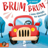 Okładka książki BRUM BRUM i inne dźwięki na spacerze Ewelina Kolk