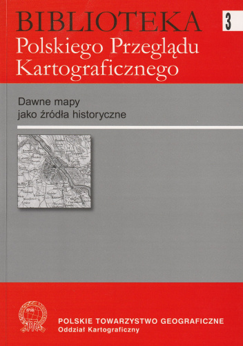 Okładki książek z cyklu Biblioteka Polskiego Przeglądu Kartograficznego