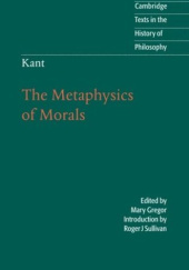 Okładka książki The Metaphysics of Morals Mary J. Gregor, Immanuel Kant, Roger J. Sullivan