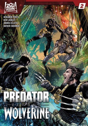 Okładki książek z cyklu Predator vs Wolverine