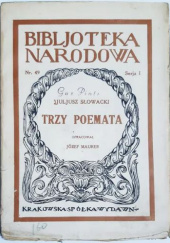 Okładka książki Trzy poemata Juliusz Słowacki