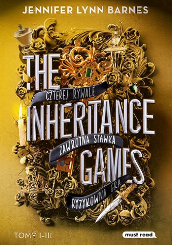 Okładki książek z cyklu The Inheritance Games