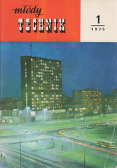 Okładka książki Młody Technik, nr 1/1975 Karol Gołębiowski, Redakcja magazynu Młody Technik, Stefan Weinfeld
