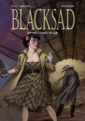 Okładka książki Blacksad: Upadek - część druga Juan Díaz Canales, Juanjo Guarnido