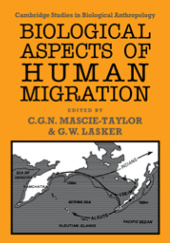 Okładka książki Biological aspects of human migration G. W. Lasker, C. G. Nicholas Mascie-Taylor