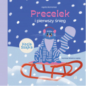 Okładka książki Precelek i pierwszy śnieg Malwina Hajduk, Agata Romaniuk