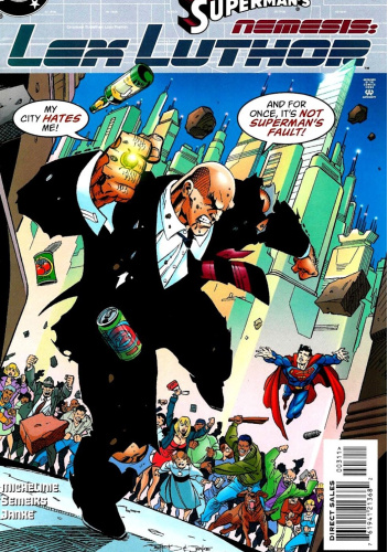 Okładki książek z cyklu Superman's Nemesis: Lex Luthor