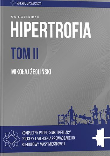 Okładki książek z cyklu Hipertrofia