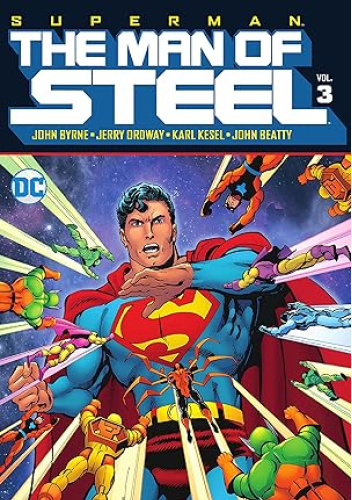 Okładki książek z cyklu Superman: The Man of Steel