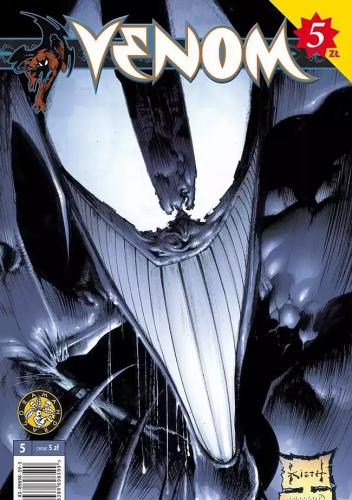 Okładki książek z cyklu Venom: Dreszcz