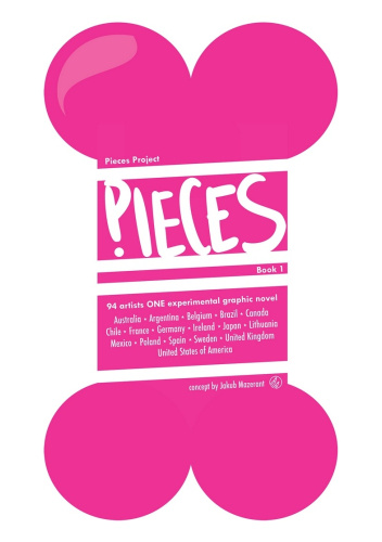 Okładki książek z cyklu Pieces project
