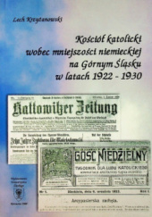 Kościół katolicki wobec mniejszości niemieckiej na Górnym Śląsku w latach 1922-1930