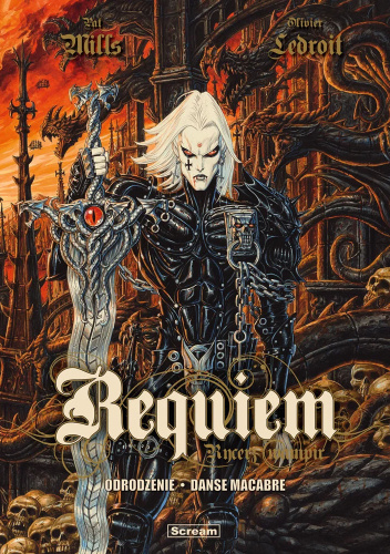 Okładki książek z cyklu Requiem. Rycerz wampir
