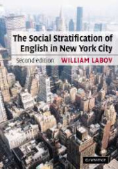 Okładka książki The Social Stratification of English in New York City William Labov