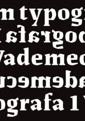 Okładka książki Vademecum typografa. Tom 1: forma Ada Pawlikowska